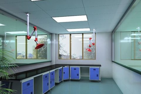 第三方检测实验室实验台通风柜安装工程